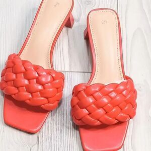 (55-4217)  Women's Slide Sandals Sz 6